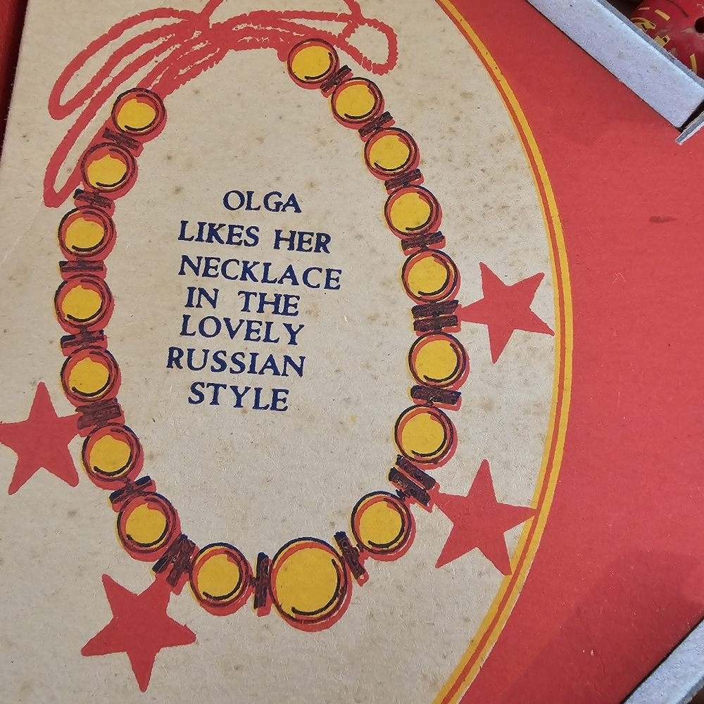 Vintage 1950s Junior Miss United Nations Costume Jewelry Set - Picture 8 of 15